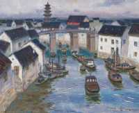 徐君萱 1998年作 京杭大运河
